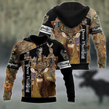 Max Corner Huntaholic Deer Hunting 3D All Over Printed Shirts Gift For Hunter