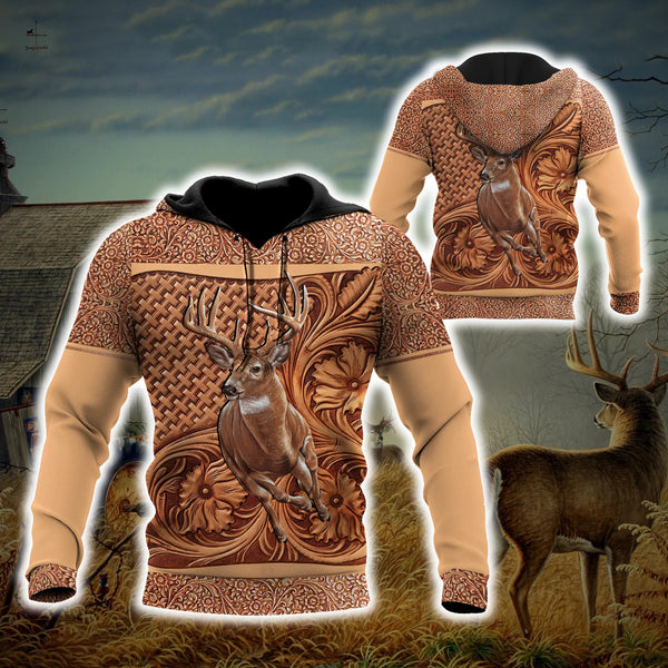 Maxcorners Deer Hunting 3D All Over Printed Shirts For Men