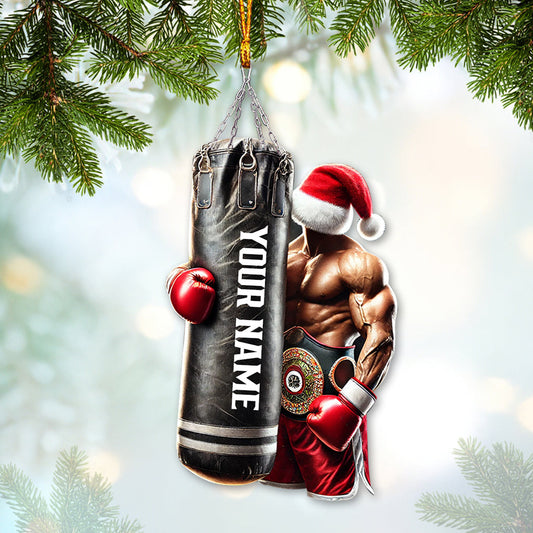 Maxcorners Custom Ornament, Christmas Boxing Ornament, Christmas Decor 2D Flat LM2211