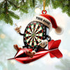 Maxcorners Custom Name Dart Ornament, Dart Lover Christmas Gift 2D Flat LM2111