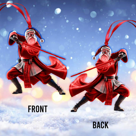 Maxcorners Darth Santa Christmas Home Decor Christmas Ornament, Personalized Ornament 2D Flat LM2211