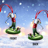 Maxcorners Custom Name Golf Ornament, Golf Lover Christmas Gift4 2D Flat LM2111