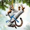 Maxcorners Custom Ornament, Tiger Judo Ornament, Christmas Decor 2D Flat LM2211