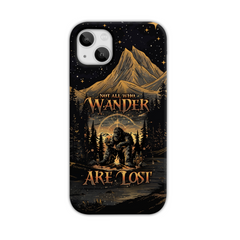 Maxcorners Not All Who Wander Are Lost Bigfoot Compass Phone Case LM2101