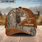 Maxcorners Hunting Premium Brown Pattern ( Multi Animal Option ) Personalized Hats