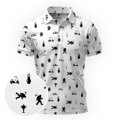 Maxcorners Legend Golf Signals Golf Polo Shirt