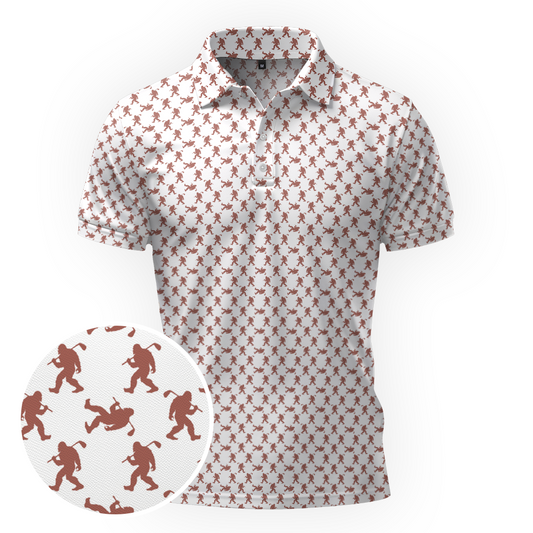 Maxcorners Tiny Bigfoot Parade Golf Polo Shirt