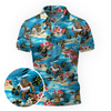 Maxcorners Sasquatch Island Paradise Golf Polo Shirt
