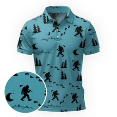Maxcorners Teal Cryptid Rager Golf Polo Shirt