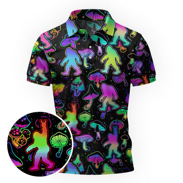 Maxcorners Bigfoot’s Psychedelic Trip Golf Polo Shirt