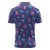 Maxcorners Midnight Island Steps Golf Polo Shirt