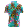 Maxcorners Tropical Bigfoot Beer Run Golf Polo Shirt
