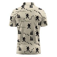Maxcorners Bigfoot Moonlight Rock Golf Polo Shirt
