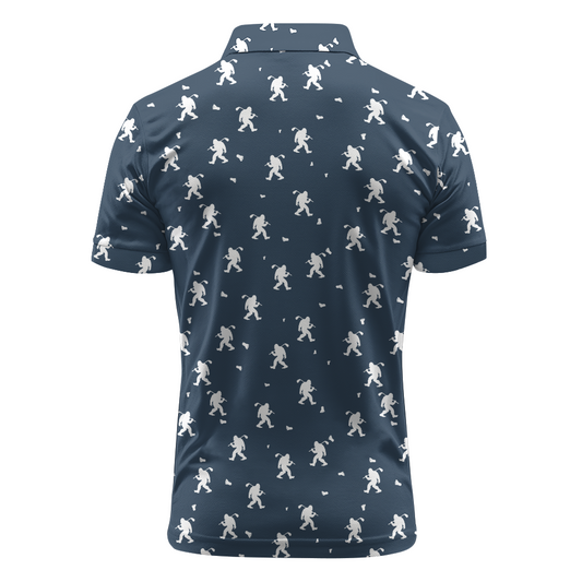 Maxcorners Silent Bigfoot Club Golf Polo Shirt