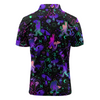 Maxcorners Psychedelic Bigfoot Night Golf Polo Shirt