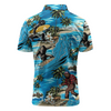 Maxcorners Bigfoot Catches Gnarly Waves Golf Polo Shirt