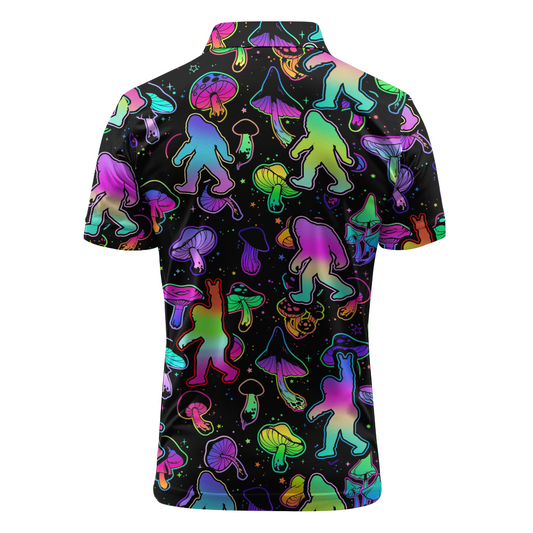 Maxcorners Bigfoot’s Psychedelic Trip Golf Polo Shirt