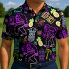 Maxcorners Bigfoot Tiki Vibes Golf Polo Shirt