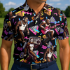 Maxcorners Sasquatch Music Party Golf Polo Shirt