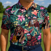 Maxcorners Bigfoot’s Tropical Beer Retreat Golf Polo Shirt