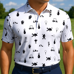 Maxcorners Legend Golf Signals Golf Polo Shirt