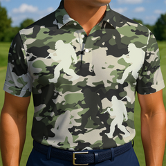 Maxcorners Stealth Fairway Camo Golf Polo Shirt