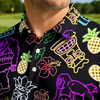 Maxcorners Bigfoot Tiki Vibes Golf Polo Shirt