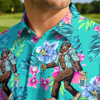 Maxcorners Bigfoot’s Beer Party Mode Golf Polo Shirt