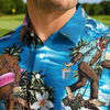 Maxcorners Bigfoot Island Getaway Golf Polo Shirt