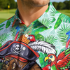 Maxcorners Sasquatch Pirate Paradise Golf Polo Shirt