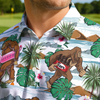 Maxcorners Sasquatch Vacation Mode Golf Polo Shirt