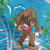 Maxcorners Beach Break Bigfoot Golf Polo Shirt