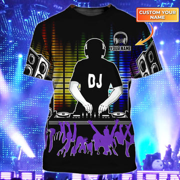 Maxcorners DJ Personalized 3D All Over Printed Shirt