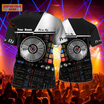 Maxcorners DJ Pro Personalized 3D All Over Printed Shirt