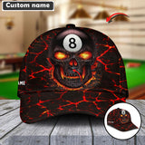 Maxcorners Personalized Billiards Skull Cap (8 colors)