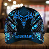 Maxcorners Special Skull Deer Hunting Camo Pattern 3D Multicolor Personalized Cap