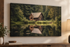 Maxcorners Hunting Cabin Canvas Wall Art