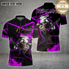 Maxcorners Billiards Shirt 8 Ball Gangster with Rifle Multioptions Personalized Name, Team Name Unisex 3D Shirt