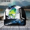 Maxcorners Fishing Blue Flame Sport Pattern Personalized Name 3D Cap (11 Breeds)