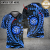 Maxcorners Volleyball Tribal Tattoo Star Power Design Multicolor Options Personalized 3D V-neck T-Shirt
