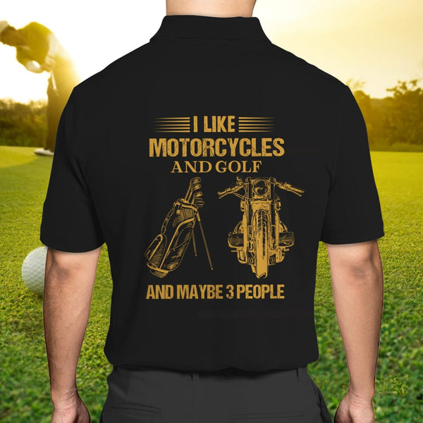 Maxcorners Golf And Motor Customized Name 3D Shirt