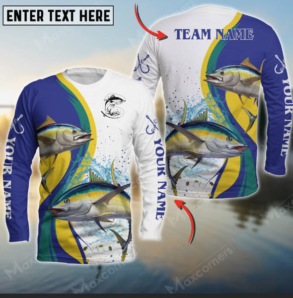 Maxcorners Tuna Customize Name 3D Shirts