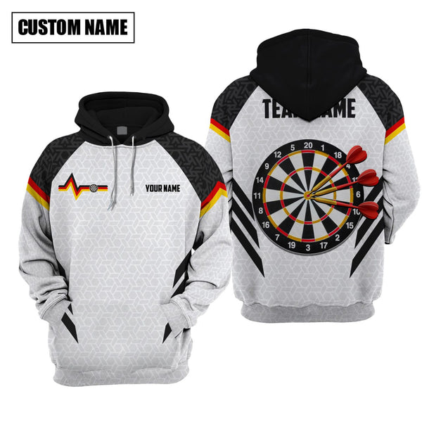 Maxcorners Germany Darts Personalized Name 3D Shirt