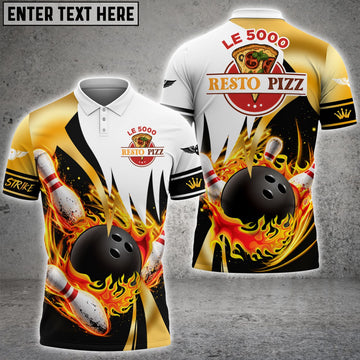 Maxcorners Bowling 3D Unisex Shirt For Lettrage