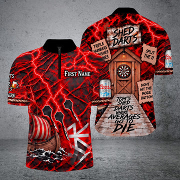 Maxcornerss Shed Darts Custom 3D Shirts For Denis