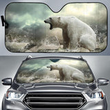 Maxcorners Polar Bear Roar Auto Sun Shades