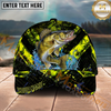 Maxcorners Fishing Neon Splash Personalized Name Classic 3D Cap (9 Breeds)