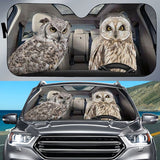 Maxcorners Cute Owl Car Sunshade Covers, Owl Car Sun Shade Protectors