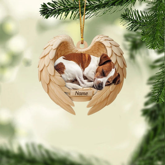 Maxcorners Personalized Sleeping Jack Russell Terrier Dog Ornament, Dog Angel Wings
2D Flat LM2511