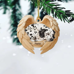 Maxcorners Personalized Sleeping Dalmatian Dog Christmas Ornament, Dog Angel Wings66
2D Flat LM2511